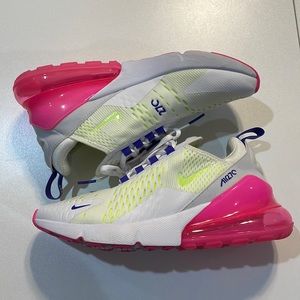 Nike 270 - pink, white, lime green